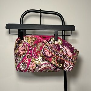 Vintage Vera Bradley cosmetic bag set